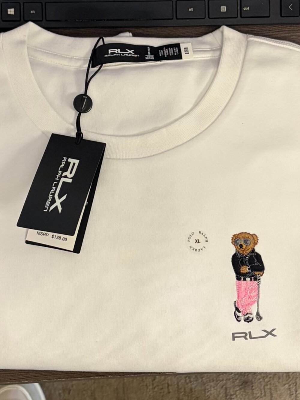 Polo Bear Double-Knit Crewneck Men's Sweatshirt - Picture 4 of 4